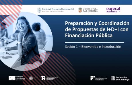 Arranca la microcredencial “Preparación y coordinación de Propuestas I+D+i con financiación pública”